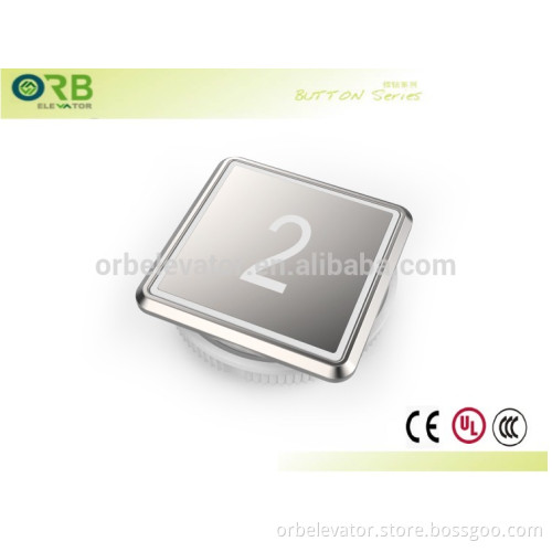 Elevator button COP LOP button, square button